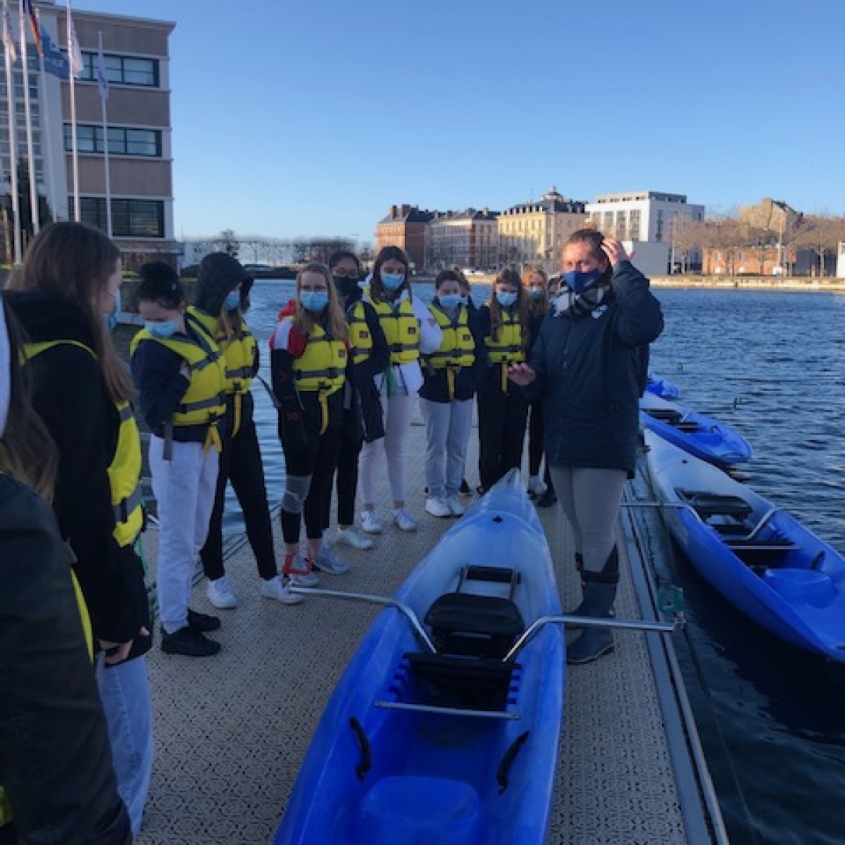 séances d’aviron des 1ère CAP AEPE