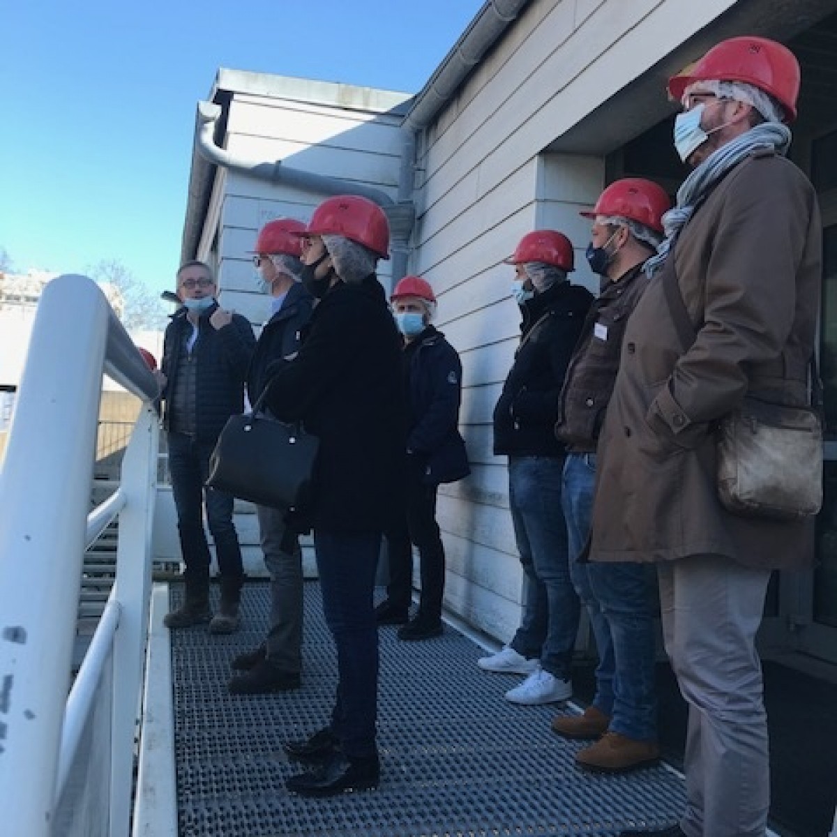 Visite VIP du chantier de Gaulle