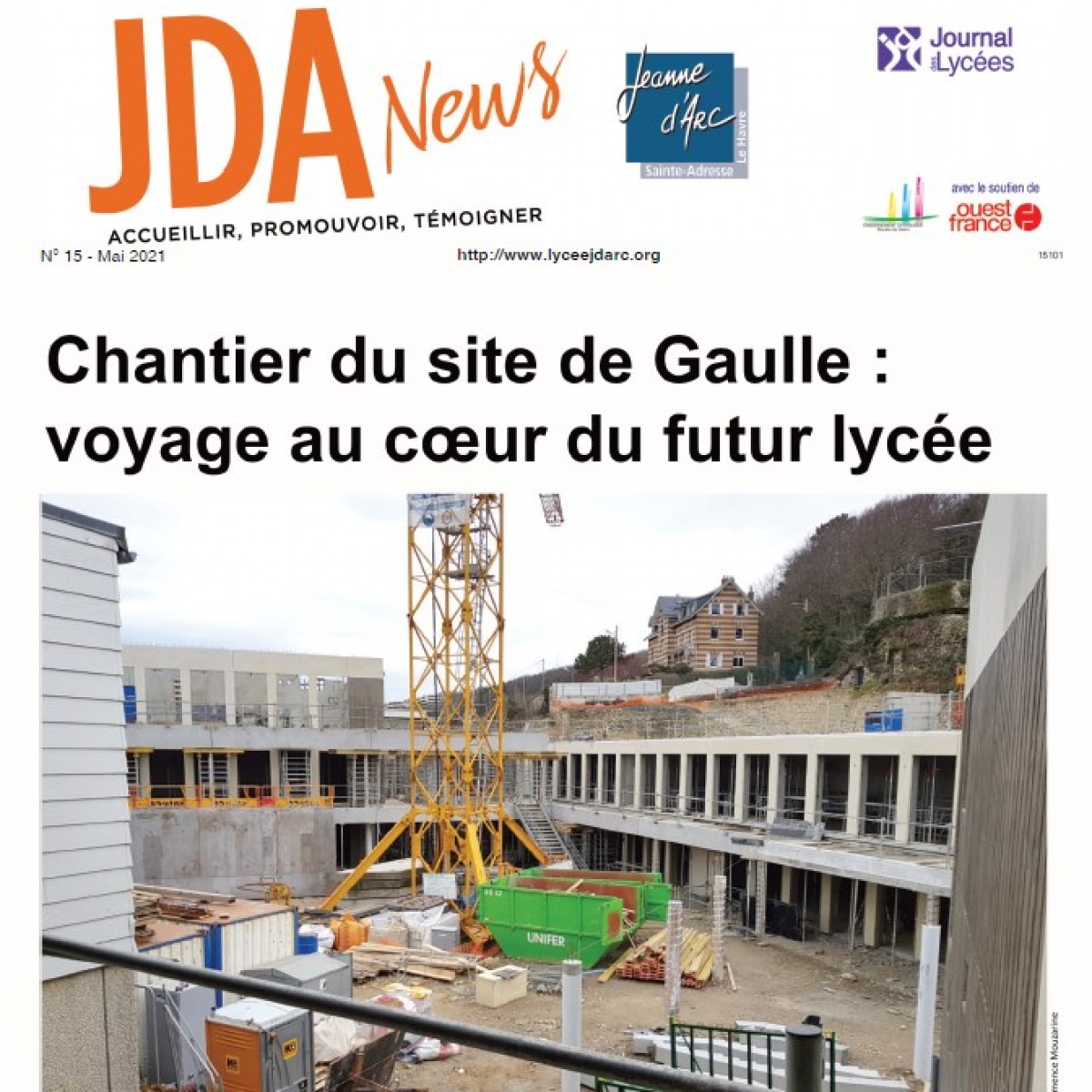 Le JDA News n°15 est paru