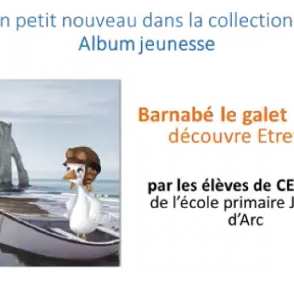 Sortie d'un album jeunesse