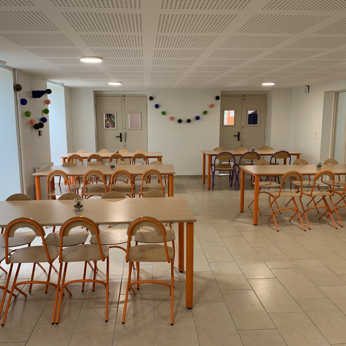 Inauguration de la salle de restauration