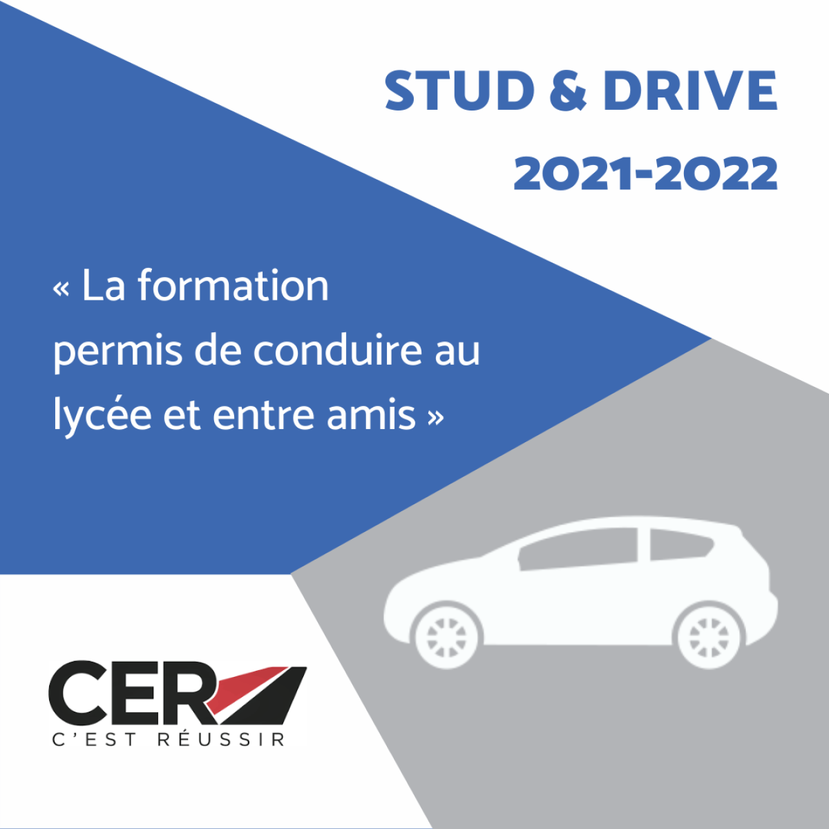 Passez votre formation permis de conduire au lycée