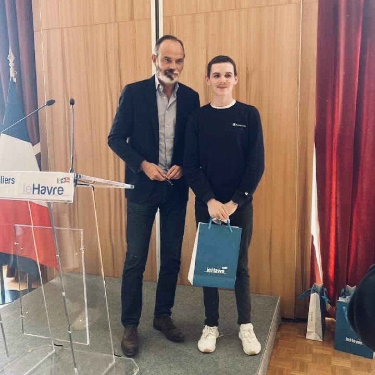 Cérémonie des bacheliers avec mention bien et très bien