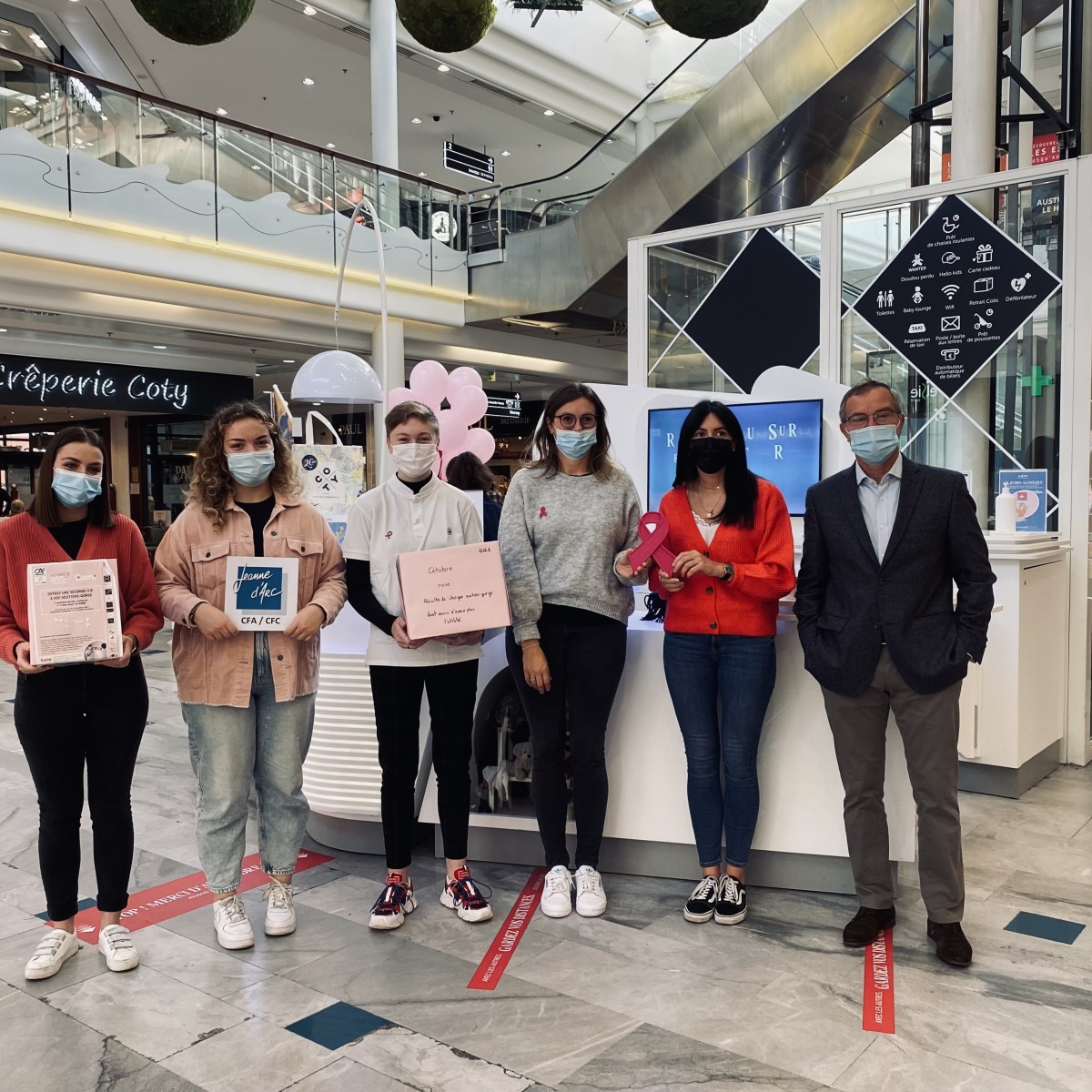 Les étudiants se mobilisent pour Octobre Rose