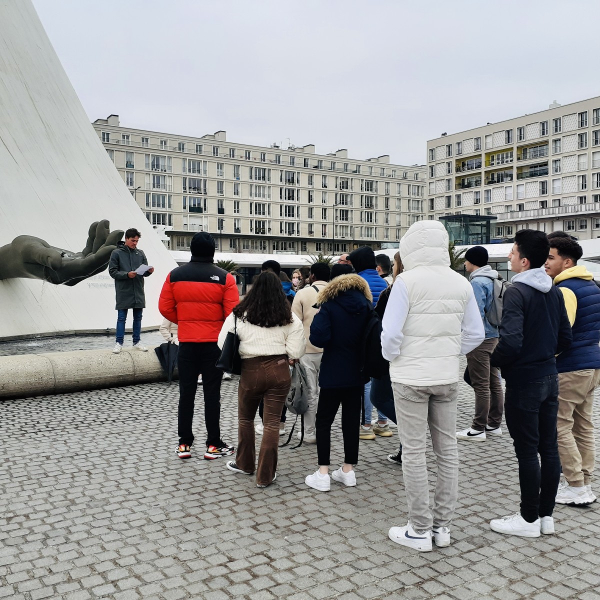 Visite du patrimoine architectural havrais par les BTS PI