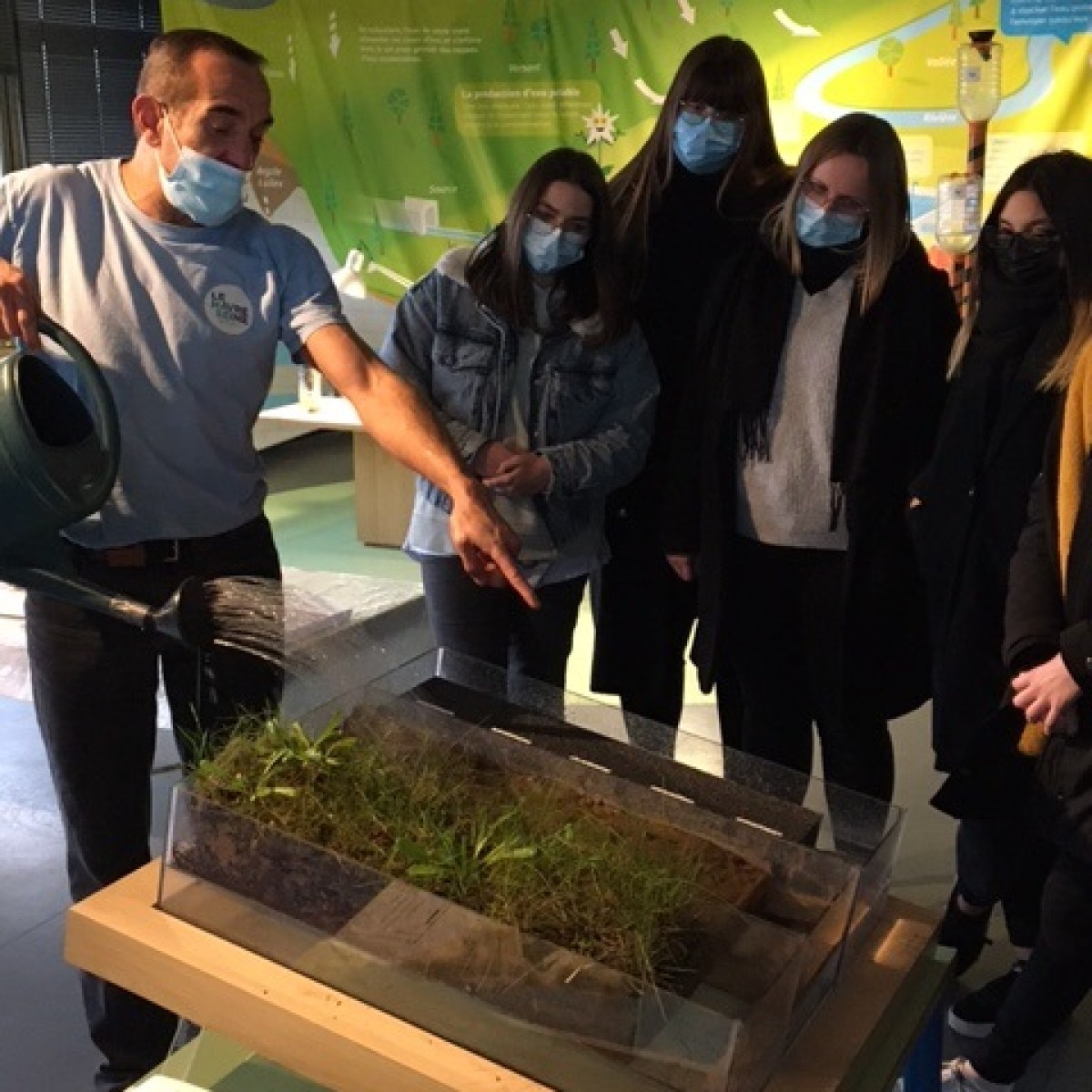 Visite de la station de traitement des eaux usées et de l'espace d'Edelweiss