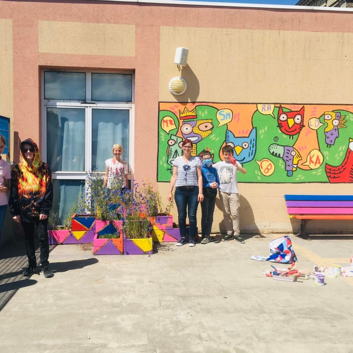 Des couleurs pour les bacs