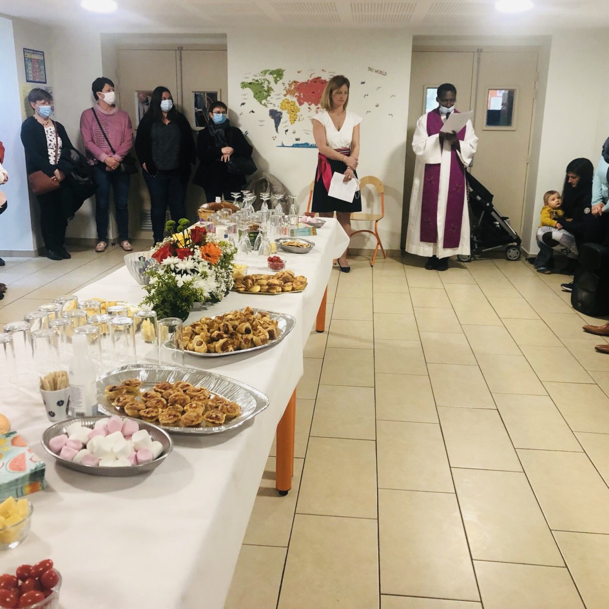 Inauguration et bénédiction de la salle de restauration