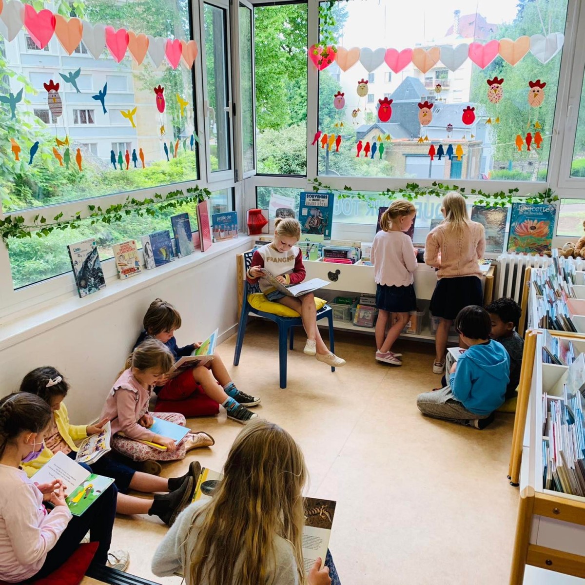 Sorties à la bibliothèque