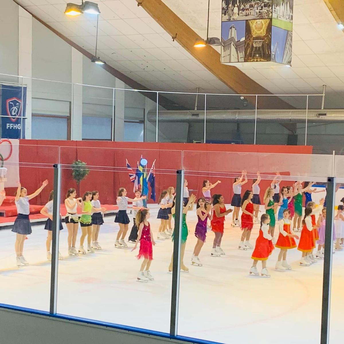 Spectacle à la patinoire