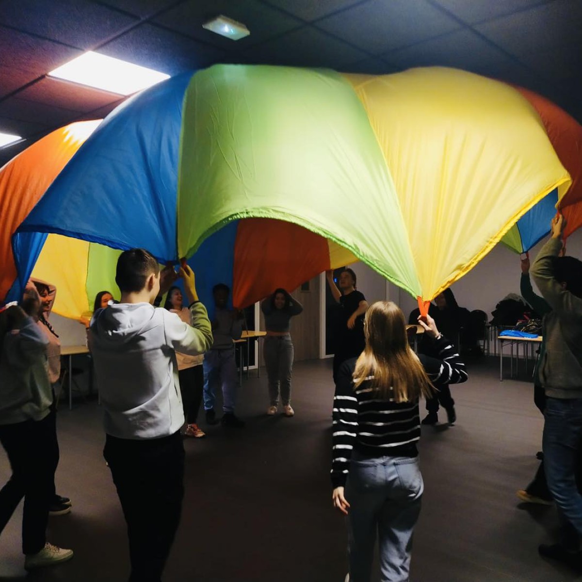 Pratique professionnelle : jeu du parachute