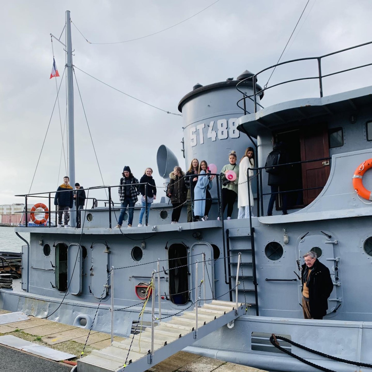 Visite du remorqueur USST 488