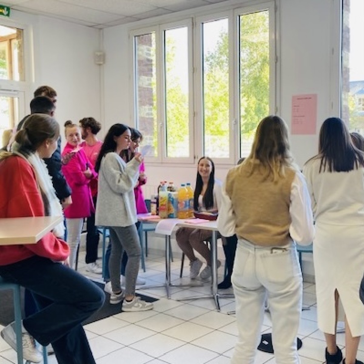 Vente de gâteaux pour Octobre Rose