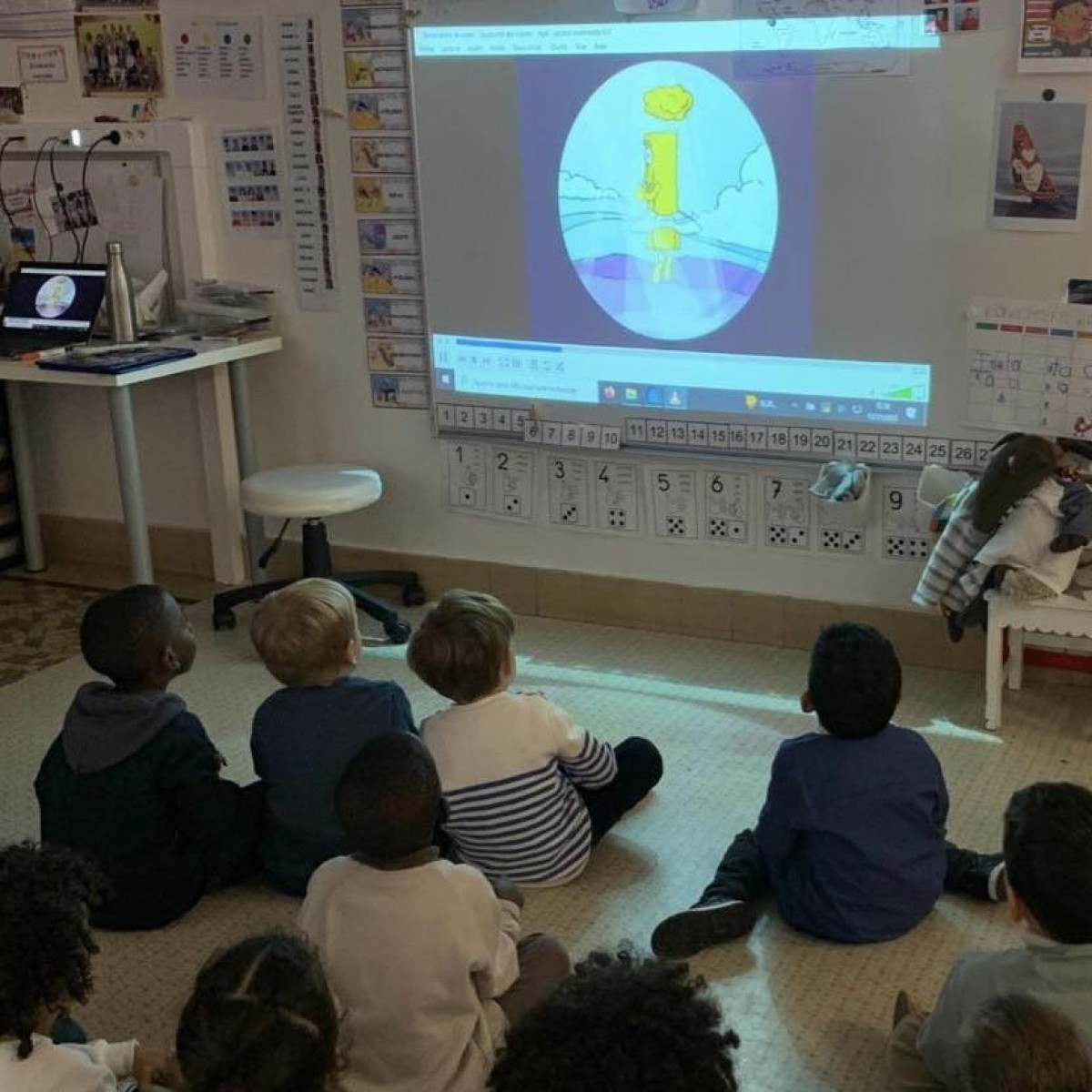 Lecture avec nos amis les alphas