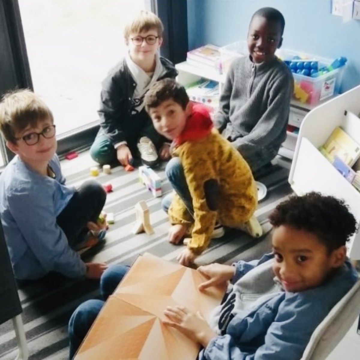 Récré pluvieuse… Récré heureuse