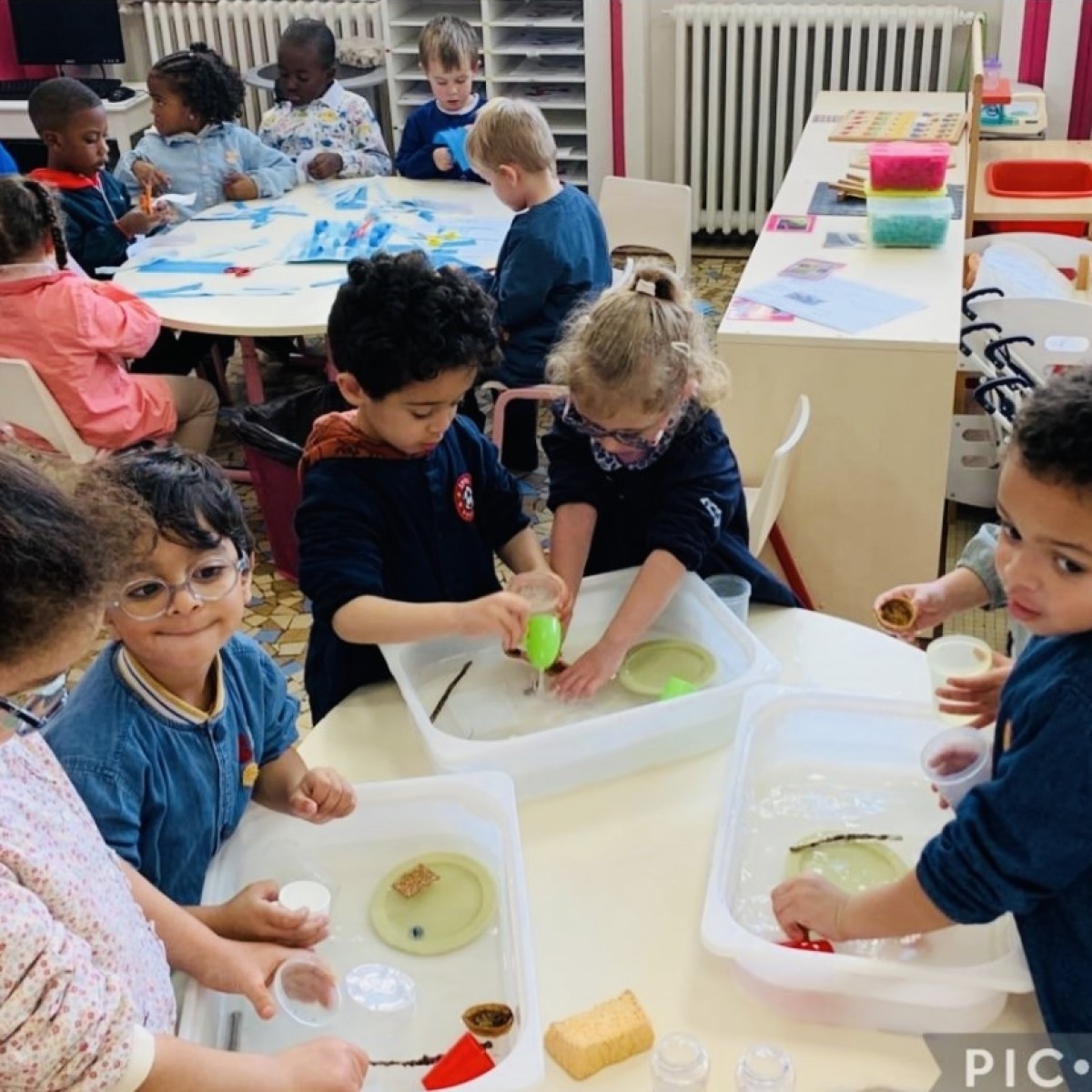 Des expériences avec l’eau