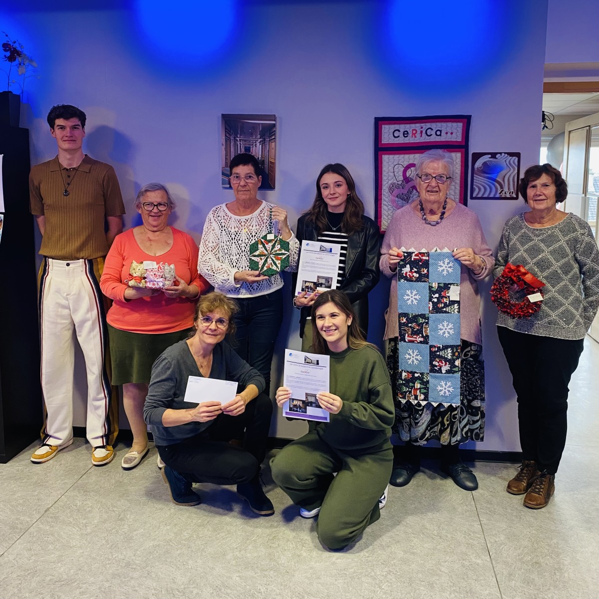 Remise de chèque à l’association CERICA