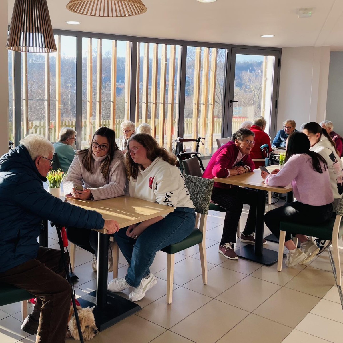 Avec les résidents de Domitys Montivilliers