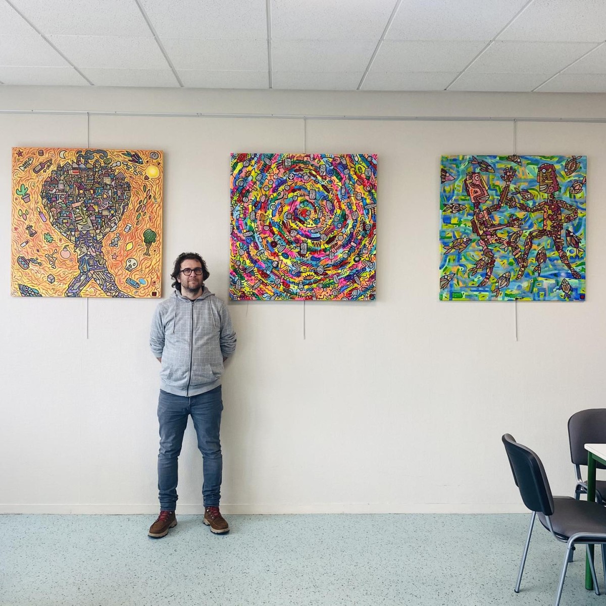 Vincent Gibeaux expose ses œuvres