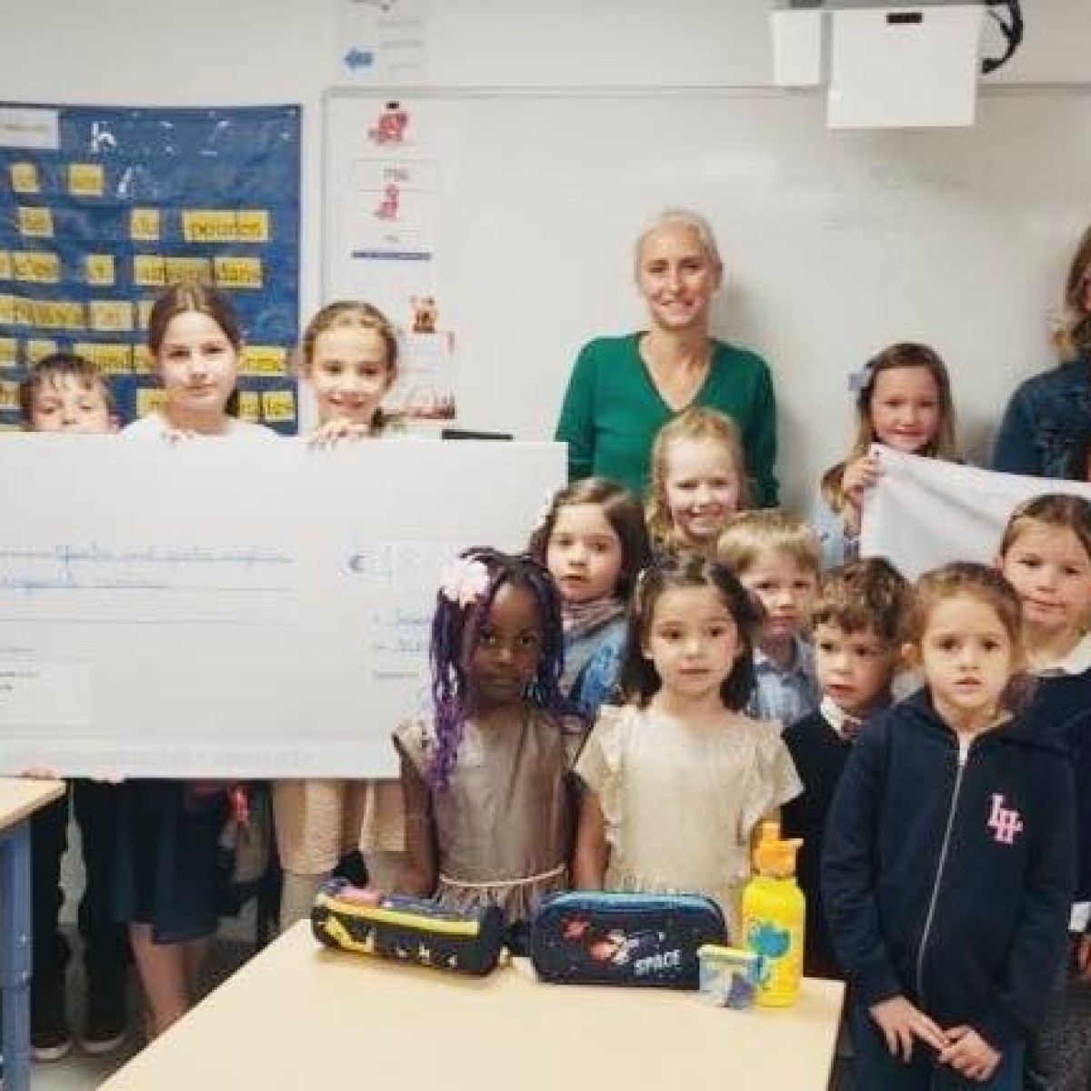 Remise de Chèque à l'association FOP !