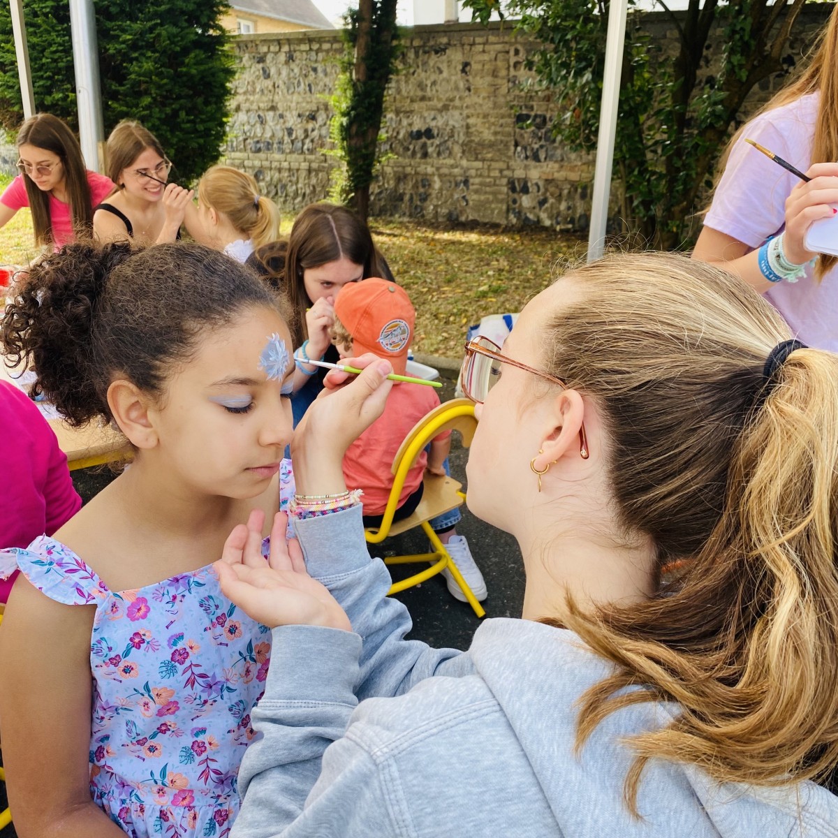 Atelier maquillage à la kermesse