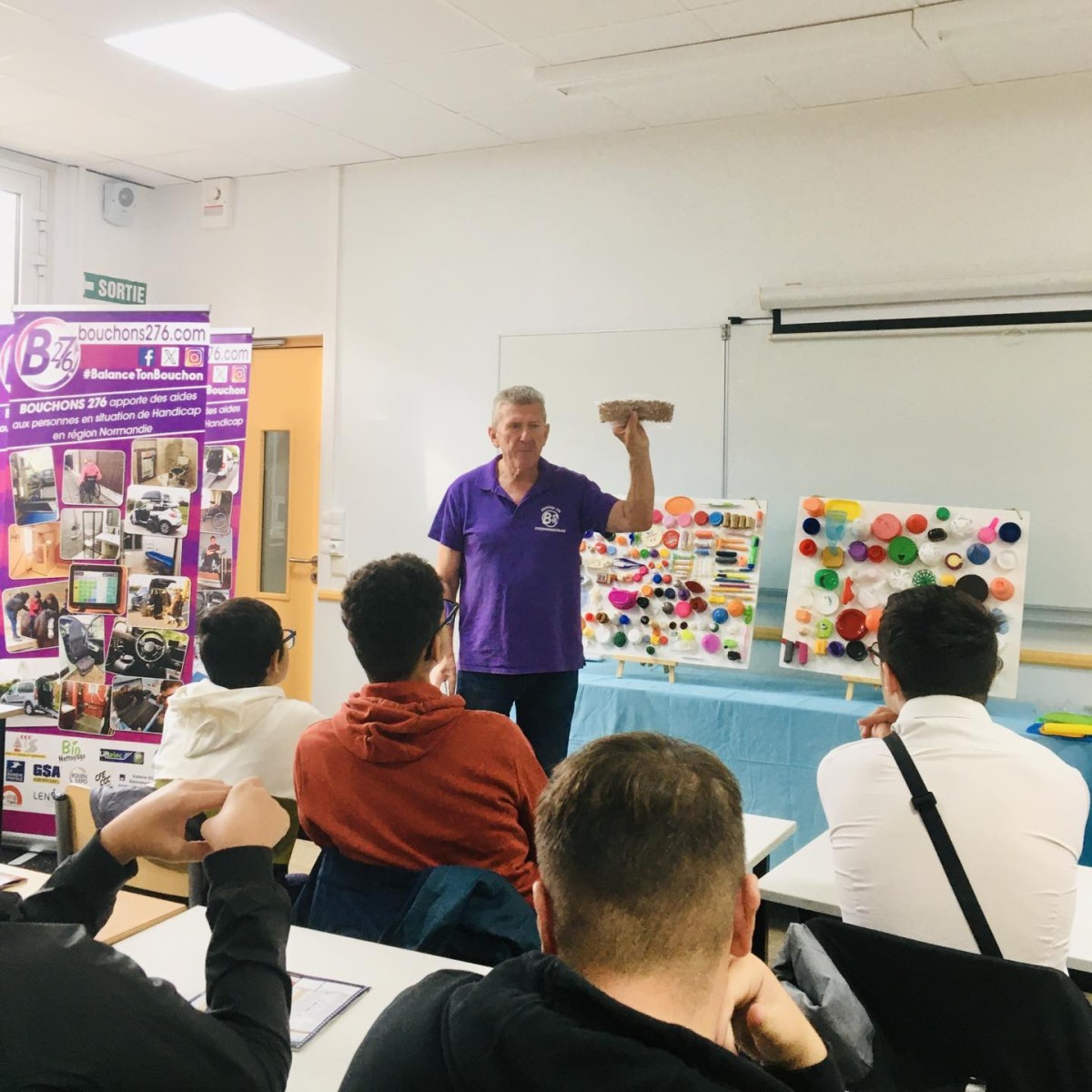 Grande collecte de bouchons