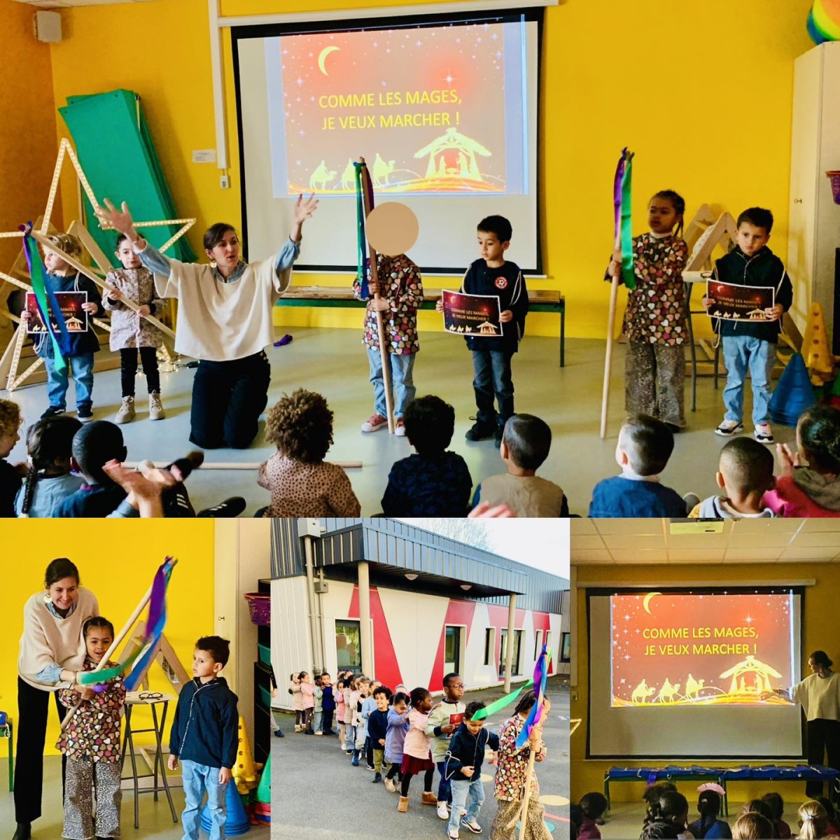 Accueil des familles en musique