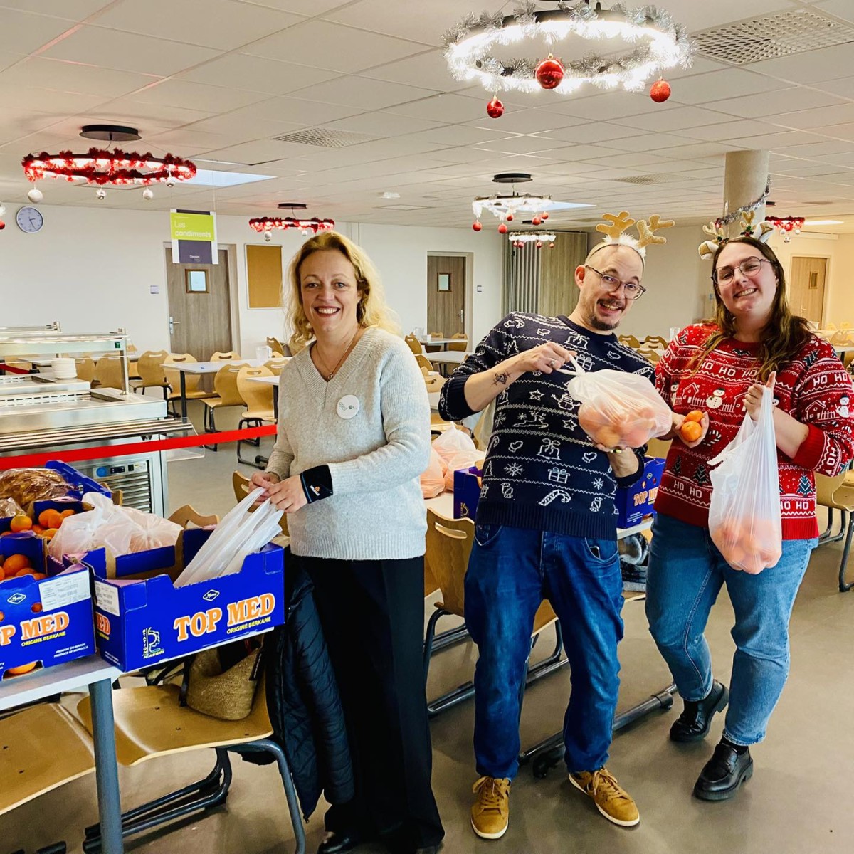 La magie de Noël s'est invitée au lycée !
