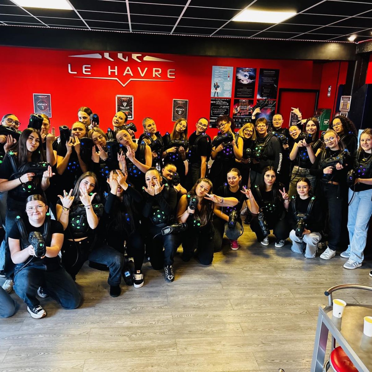 Sortie cohésion au Laser Game