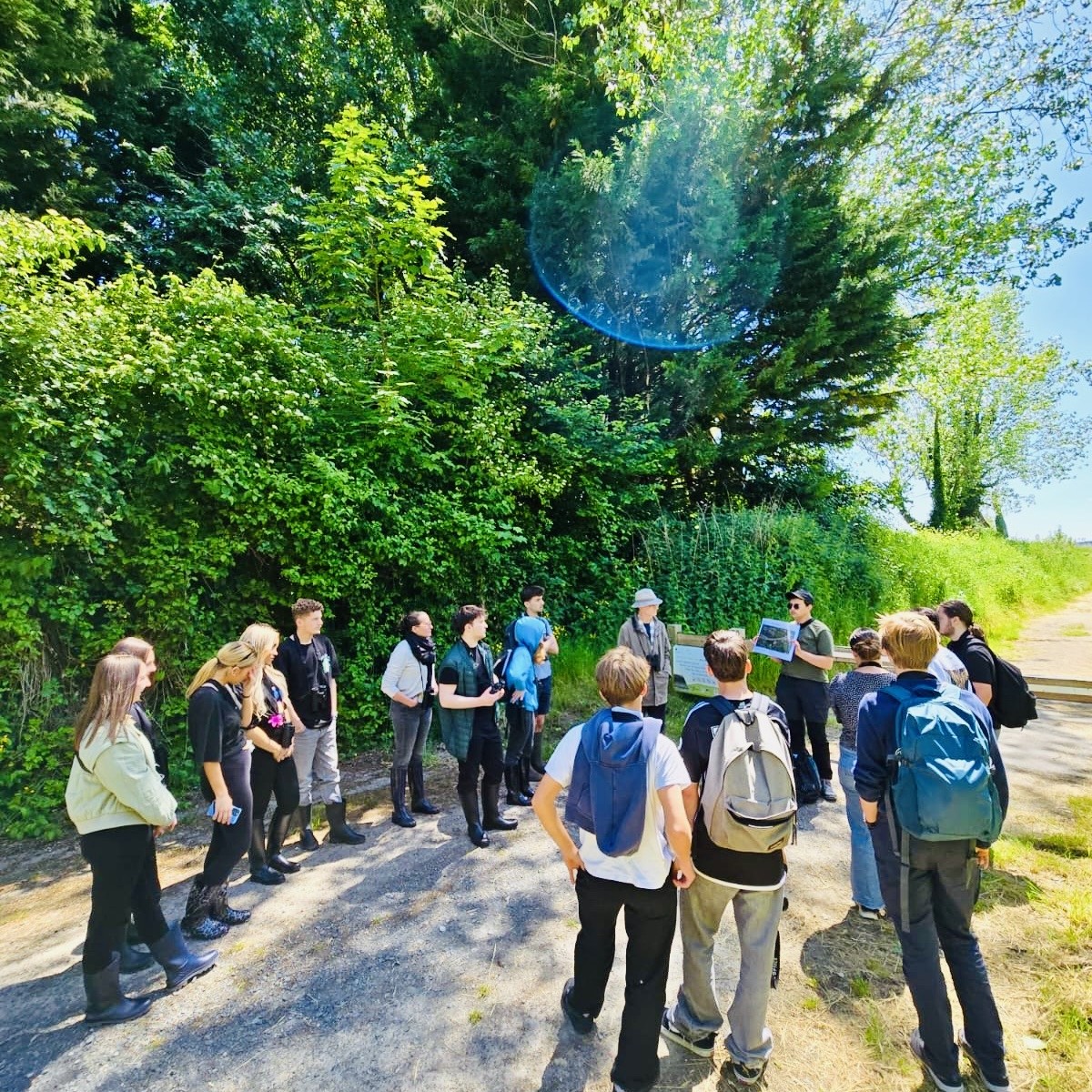 Les éco-délégués à la découverte de la réserve naturelle de l'Estuaire