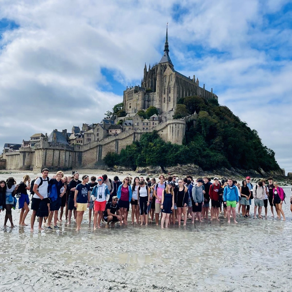 Journée d'intégration au Mont-Saint-Michel