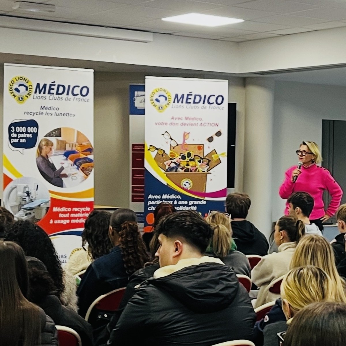 Intervention Médico Lions CLub