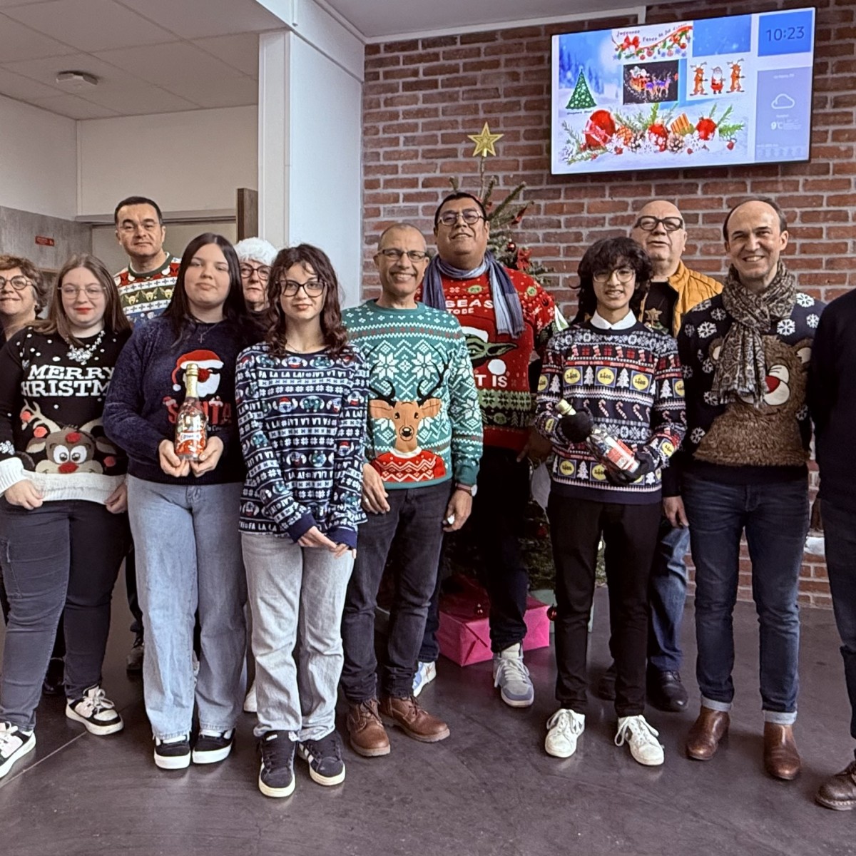 La magie de Noël a envahi en lycée !